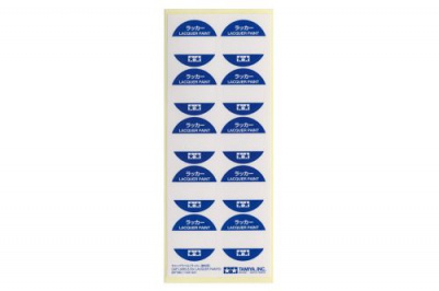 Cap Labels (Lacquer Paints) - Tamiya