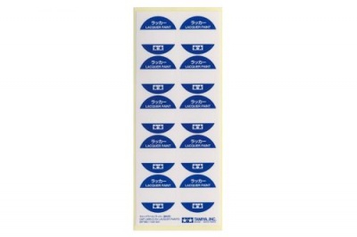 Cap Labels (Lacquer Paints) - Tamiya