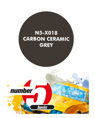 Carbon Ceramic Grey  Paint for Airbrush 30 ml - Number 5