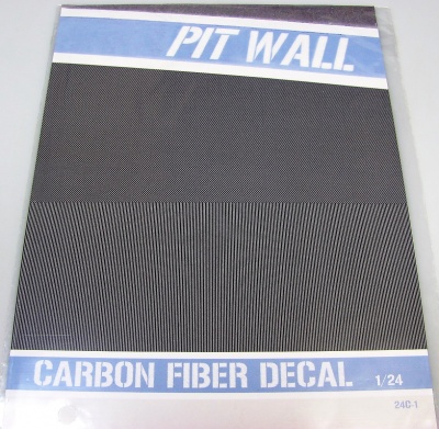 Carbon Fiber Decal - PIT WALL