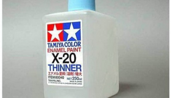 X20 Enamel Thinner 250ml (80040) - Tamiya