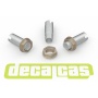 Central hex nut and axle hub for BBS rims - type 1 1/24 - Decalcas