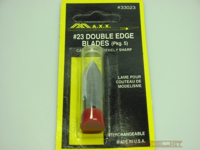 Čepel #23 oboustranné ostří - Blades #23 Double Edge - MAXX