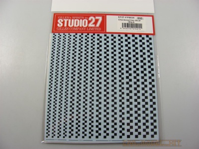Checkered Line Black - Studio27