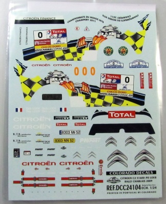 Citroen C2 S1600 S.Loeb 2009 - COLORADODECALS