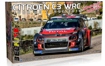 Citroen C3 WRC Tour de Corse 2018 S.Loeb 1/24 - Belkits