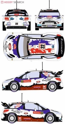 Citroen DS3 WRC 22 Rally Montecarlo 2013 1/24 - Racing Decals 43