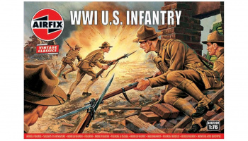 Classic Kit VINTAGE figurky A00729V - WW1 U.S Infantry‬‬‬ (1:76)