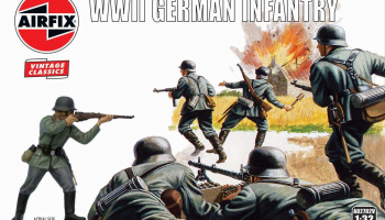 Classic Kit VINTAGE figurky - WIWII German Infantry (1:32) - Airfix