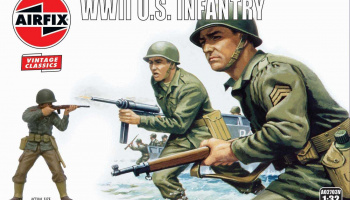 Classic Kit VINTAGE figurky - WWII U.S. Infantry (1:32) - Airfix