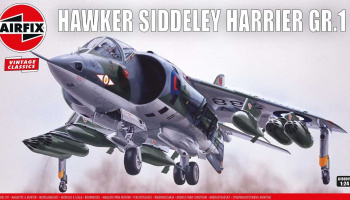 Classic Kit VINTAGE letadlo - Hawker Siddeley Harrier GR.1 (1:24) - Airfix