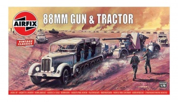 Classic Kit VINTAGE military A02303V - 88mm Flak Gun & Tractor (1:76)