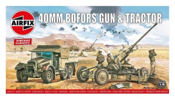 Classic Kit VINTAGE military A02314V - Bofors 40mm Gun & Tractor (1:76)