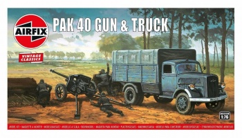 PAK 40 Gun & Truck (1:76) Classic Kit VINTAGE military A02315V - Airfix