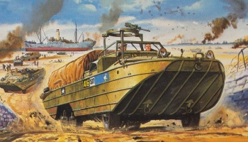 SLEVA  20%  DISCOUNT - Classic Kit VINTAGE military A02316V - DUKW (1:76) – Airfix