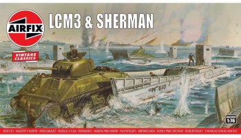 Classic Kit VINTAGE military A03301V - LCM3 & Sherman Tank (1:76)