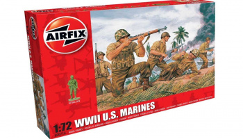 Classic Kit figurky A00716 - WWII US Marines (1:72) – Airfix