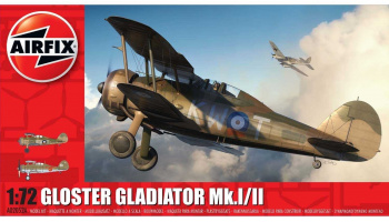 Gloster Gladiator Mk.I/Mk.II (1:72) Classic Kit A02052A - Airfix