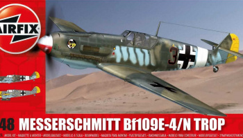 Classic Kit letadlo A05122A - Messerschmitt Bf109E- Tropical (1:48)