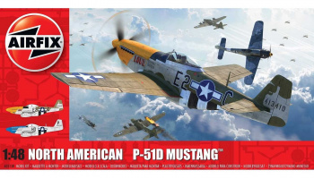 Classic Kit letadlo A05138 - North American P-51D Mustang (Filletless Tails) (1:48)