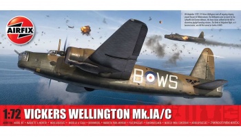 Vickers Wellington Mk.IA/C (1:72) Classic Kit letadlo A08019A - Airfix