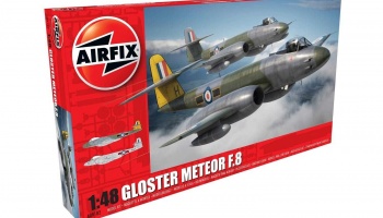 Classic Kit letadlo A09182 - GLOSTER METEOR F.8 (1:48) - Airfix