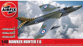 Classic Kit letadlo  - Hawker Hunter F6 (1:48) – Airfix