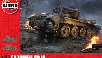 Classic Kit tank Cruiser Mk.VIII A27M Cromwell Mk.VI (1:35) - Airfix