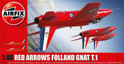 Classic Kit letadlo A05124 - Red Arrows Gnat (1:48)