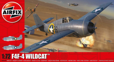 Classic Kit letadlo - Grumman F4F-4 Wildcat (1:72) _Airfix