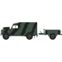 Classic Kit military A02324 - LWB Land Rover (Hard Top) and Trailer (1:76) - Airfix