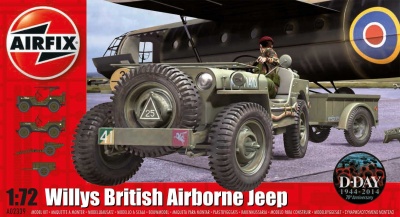 Classic Kit military A02339 - Willys Jeep, Trailer & 6PDR Gun (1:72)