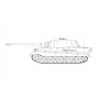 Classic Kit tank A1369 - King Tiger (1:35)