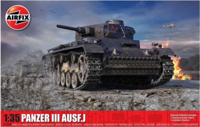 Classic Kit tank A1378 - Panzer III AUSF J (1:35) - Airfix