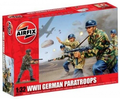 Classic Kit VINTAGE figurky - WWII German Paratroops (1:32) - Airfix