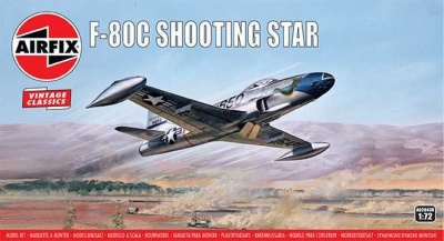 Classic Kit VINTAGE letadlo A02043V - Lockheed F-80C Shooting Star (1:72) - Airfix