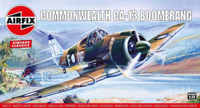 Classic Kit VINTAGE letadlo A02099V - Commonwealth CA-13 Boomerang (1:72) - Airfix