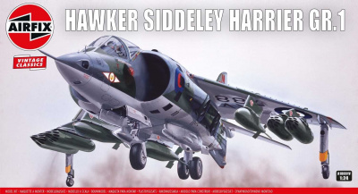 Classic Kit VINTAGE letadlo - Hawker Siddeley Harrier GR.1 (1:24) - Airfix