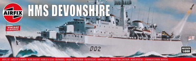 Classic Kit VINTAGE loď A03202V - HMS Devonshire (1:600) - Airfix