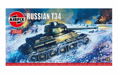 Classic Kit VINTAGE tank A01316V - Russian T34 Medium Tank (1:76)