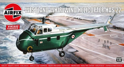 Classic Kit VINTAGE vrtulník A02056V - Westland Whirlwind Helicopter (1:72) - Airfix