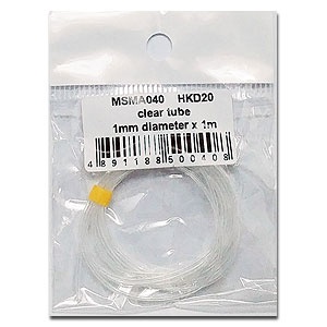Clear tube 1mm diameter x 1m - MSM Creation