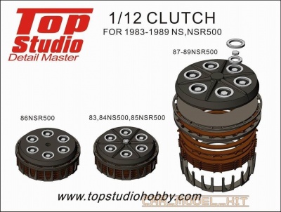 Clutch for 1983-1989 NS, NSR500 - Top Studio