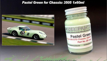 Ferrari 250 GTO Chassis Pastel Green - Zero Paints