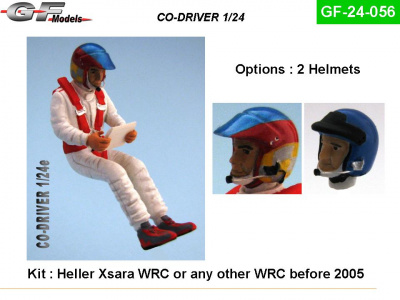 Co-Driver Figure WRC 2005 1:24 - GF Models