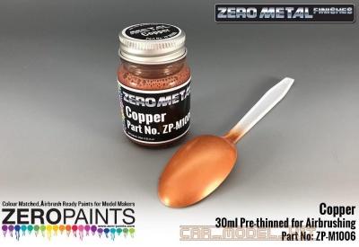 Copper Paint - 30ml - Zero Metal Finishes - Zero Paints