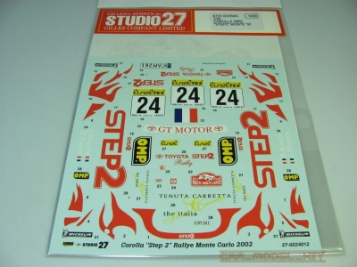 COROLLA WRC "STEP2" MONTE 2002 - Studio27