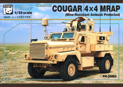 Cougar 4X4 Mrap MineResistant Ambush Protected 1:35 - Panda Hobby