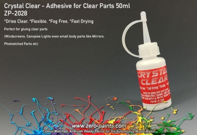 Crystal Clear - Adhesive for Clear Parts 50ml - Zero Paints
