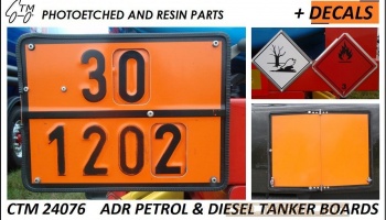 ADR Petrol & Diesel Tanker Boards - Czech Truck Model